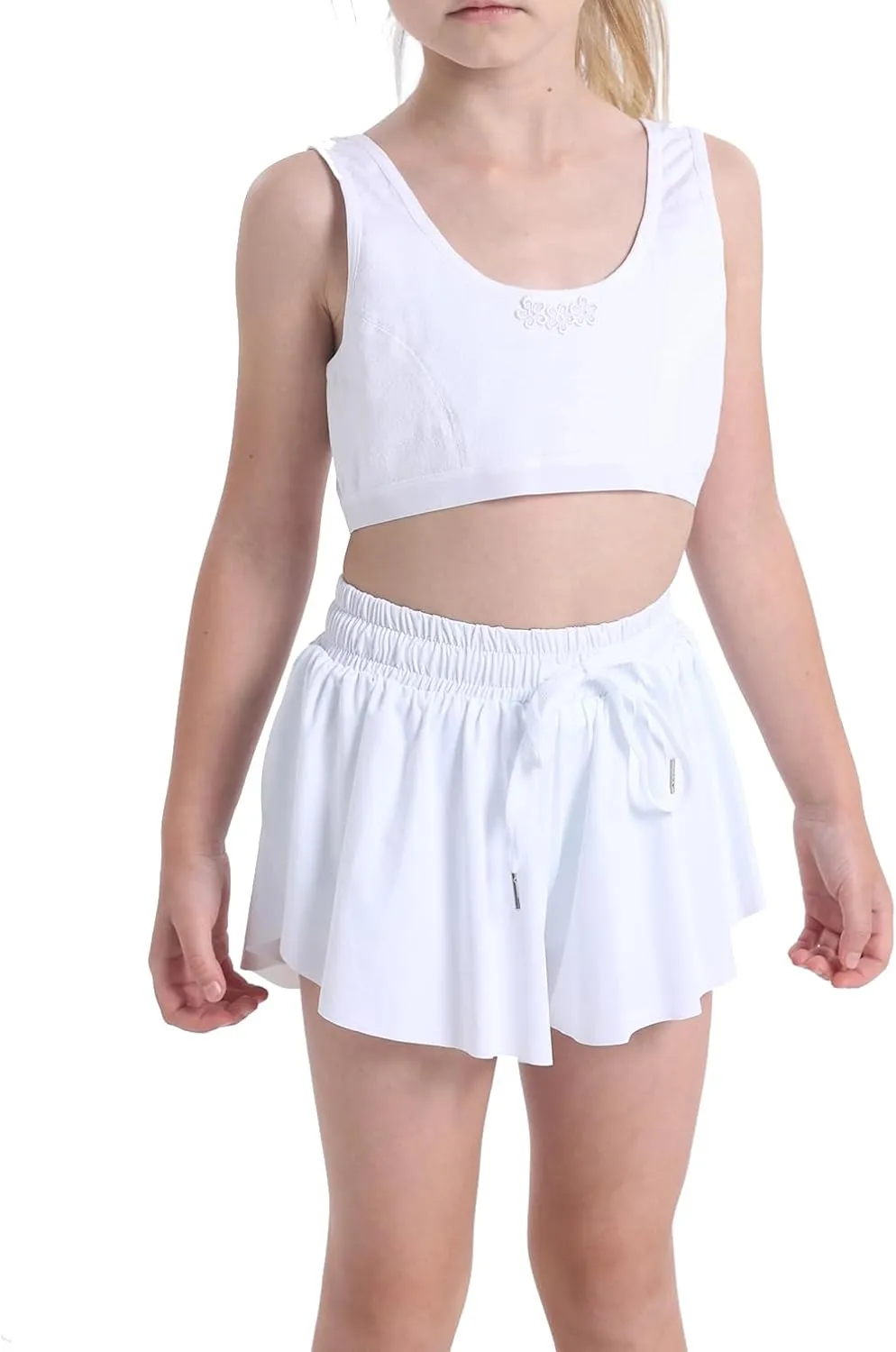3 Pack Butterfly Flowy Shorts Skirts for Girls Tennis Cheer Stuff Athletic Preppy Running Sports Skirt for Teen Girls