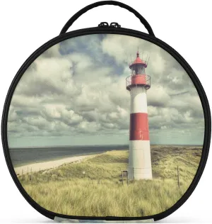 ALAZA Lighthouse List Coastal Landscape Travel Cosmetic Organizer Make up Organizer Toiletry Bag