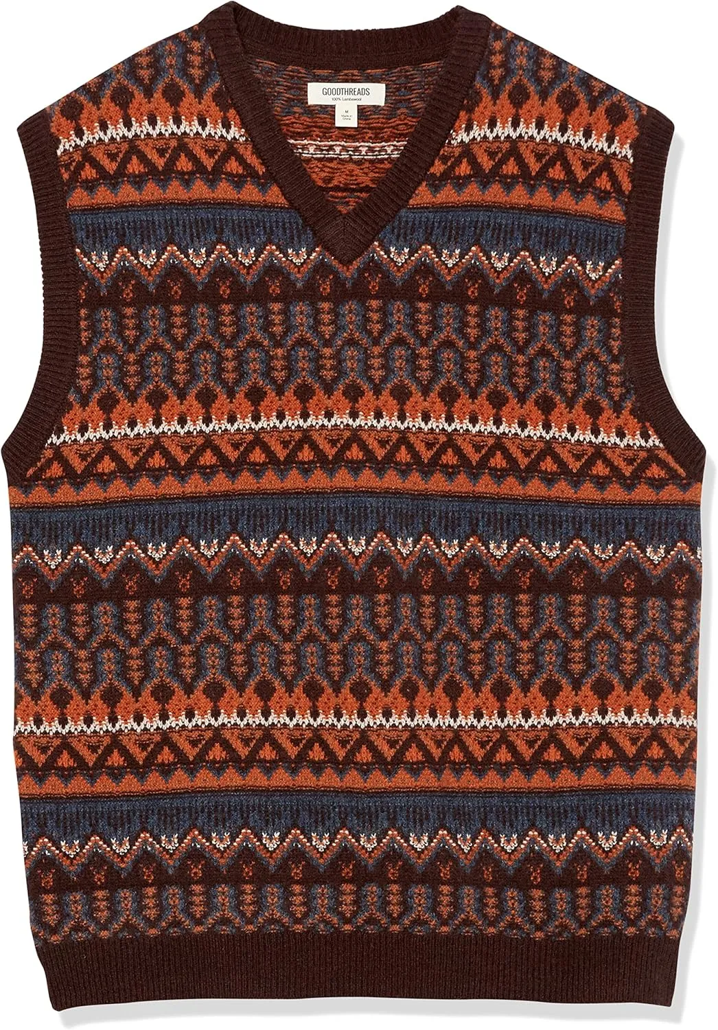 Amazon Essentials Men's Lambs Wool Sweater Vest (Previously Goodthreads)
