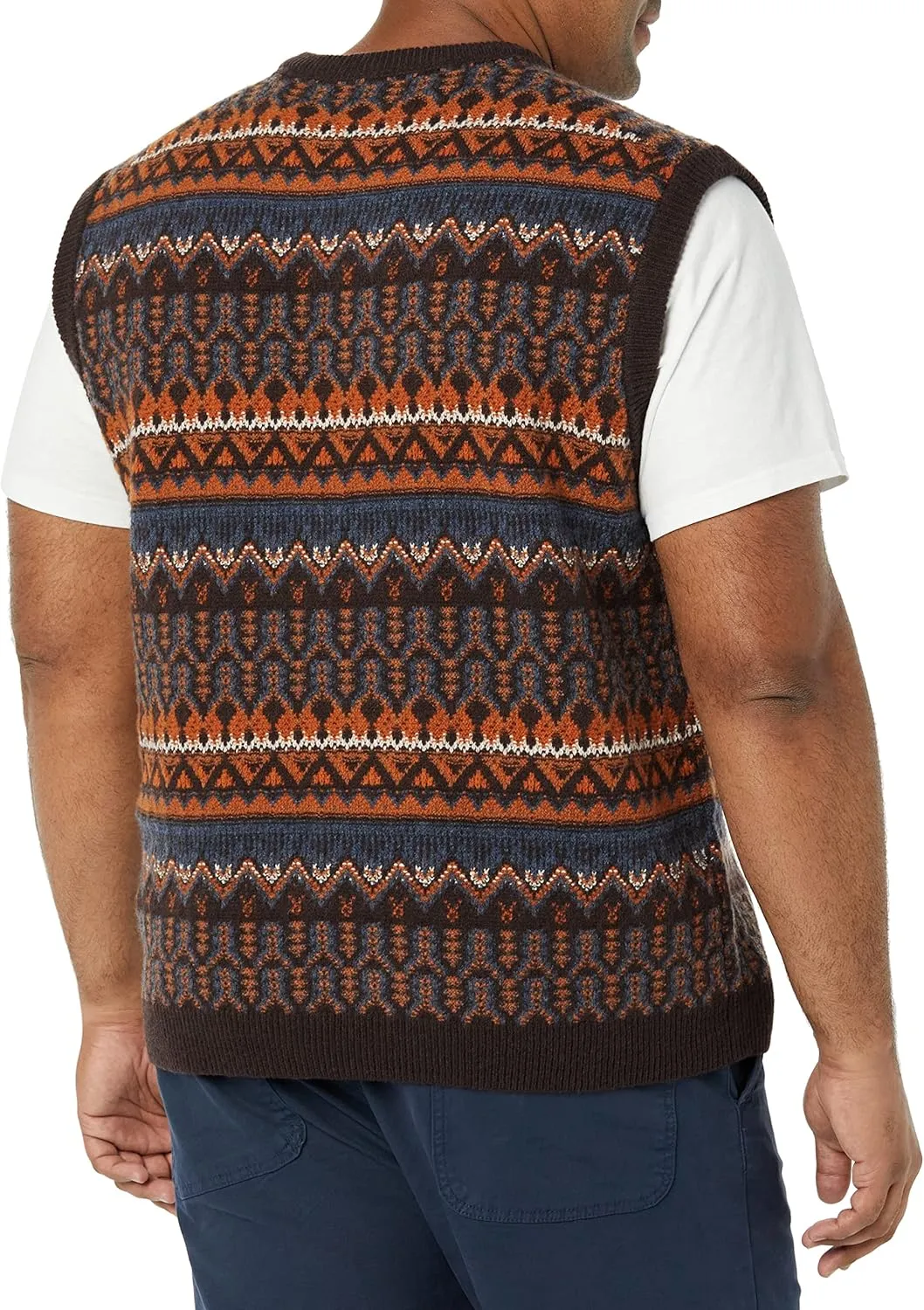 Amazon Essentials Men's Lambs Wool Sweater Vest (Previously Goodthreads)