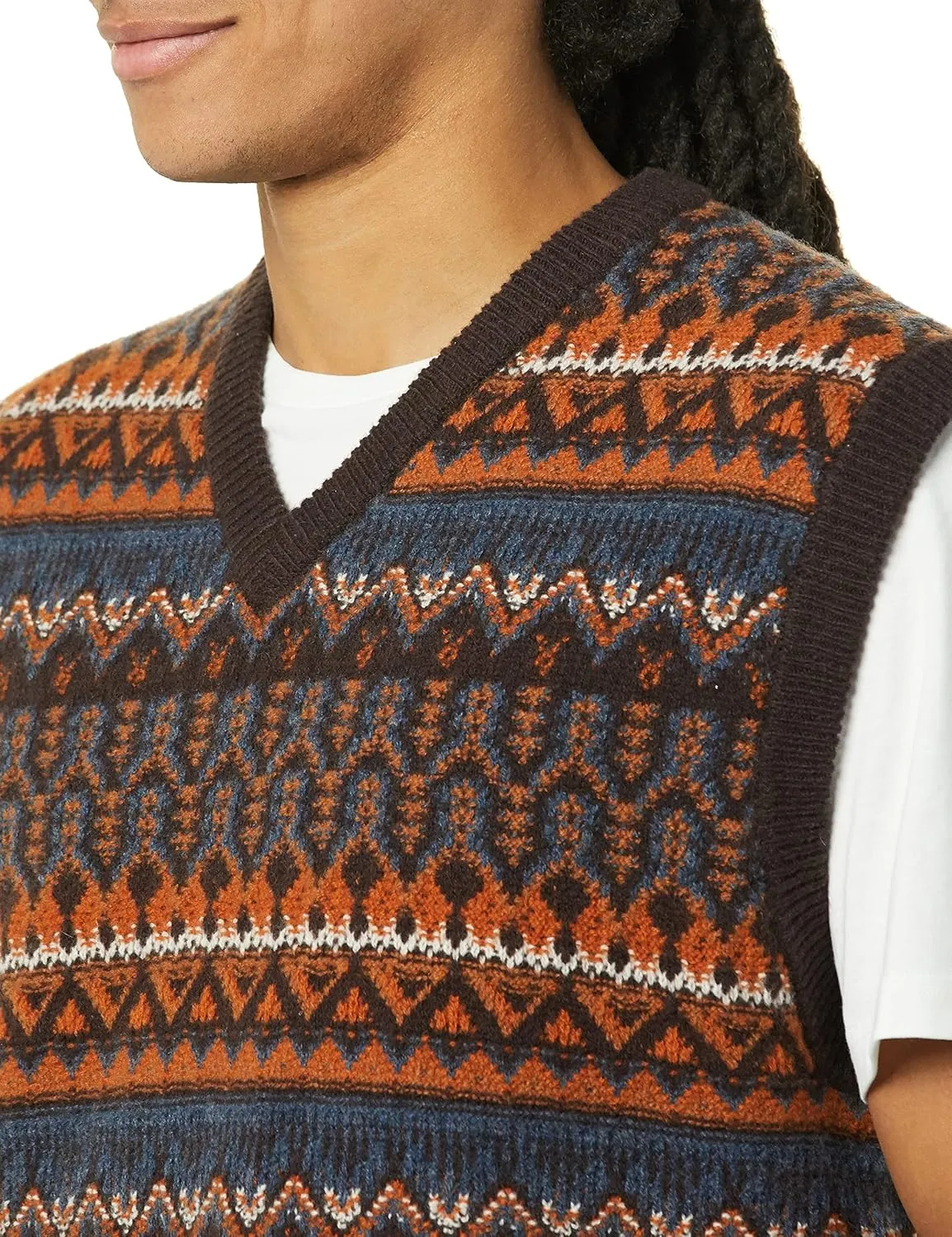 Amazon Essentials Men's Lambs Wool Sweater Vest (Previously Goodthreads)