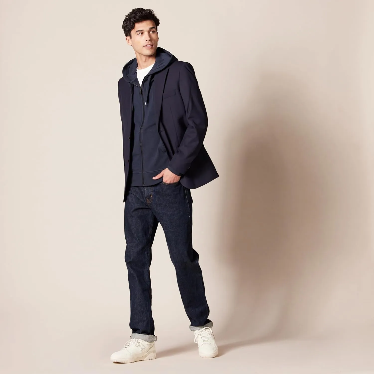 Amazon Essentials Men's Lightweight French Terry Full-Zip Hoodie
