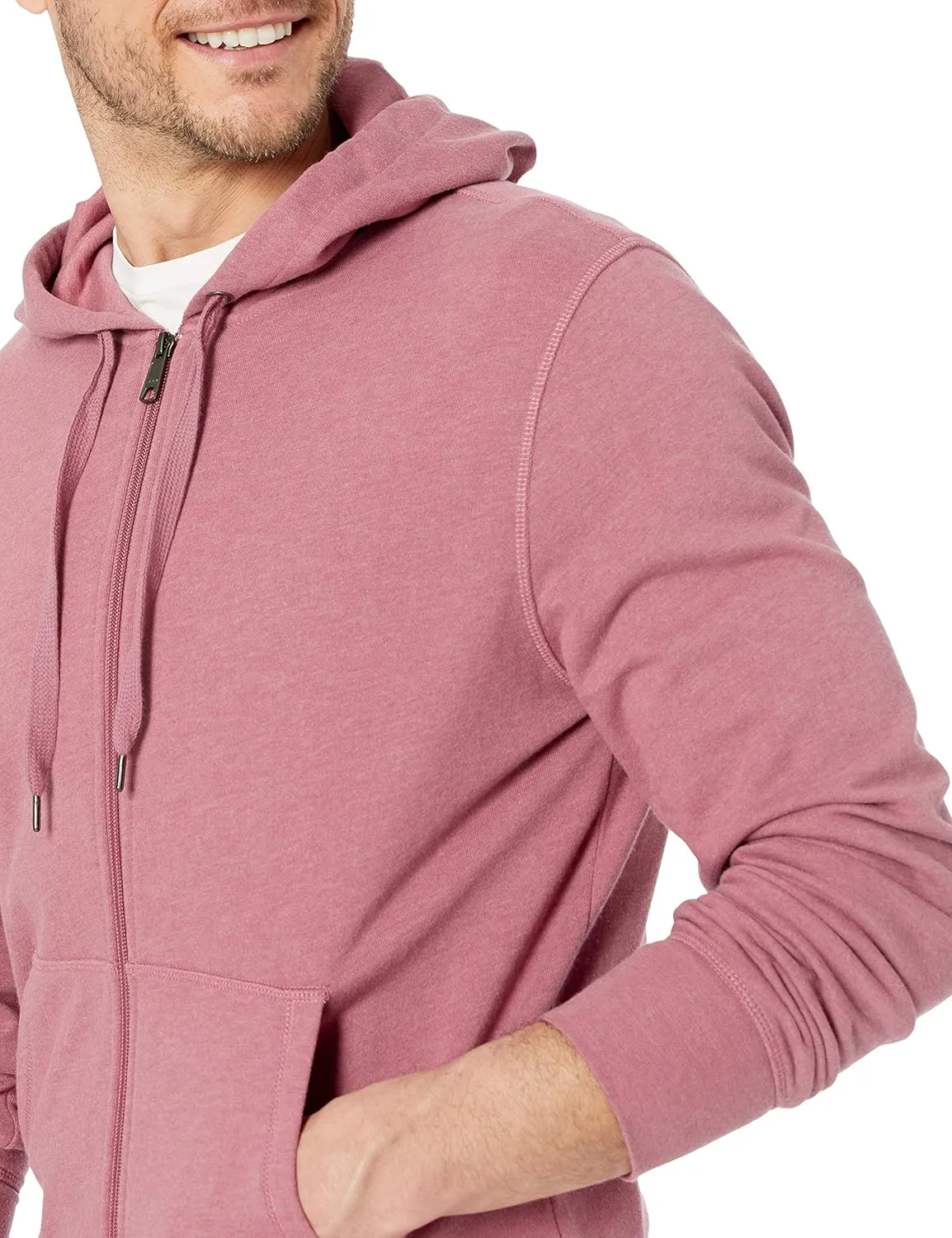 Amazon Essentials Men's Lightweight French Terry Full-Zip Hoodie