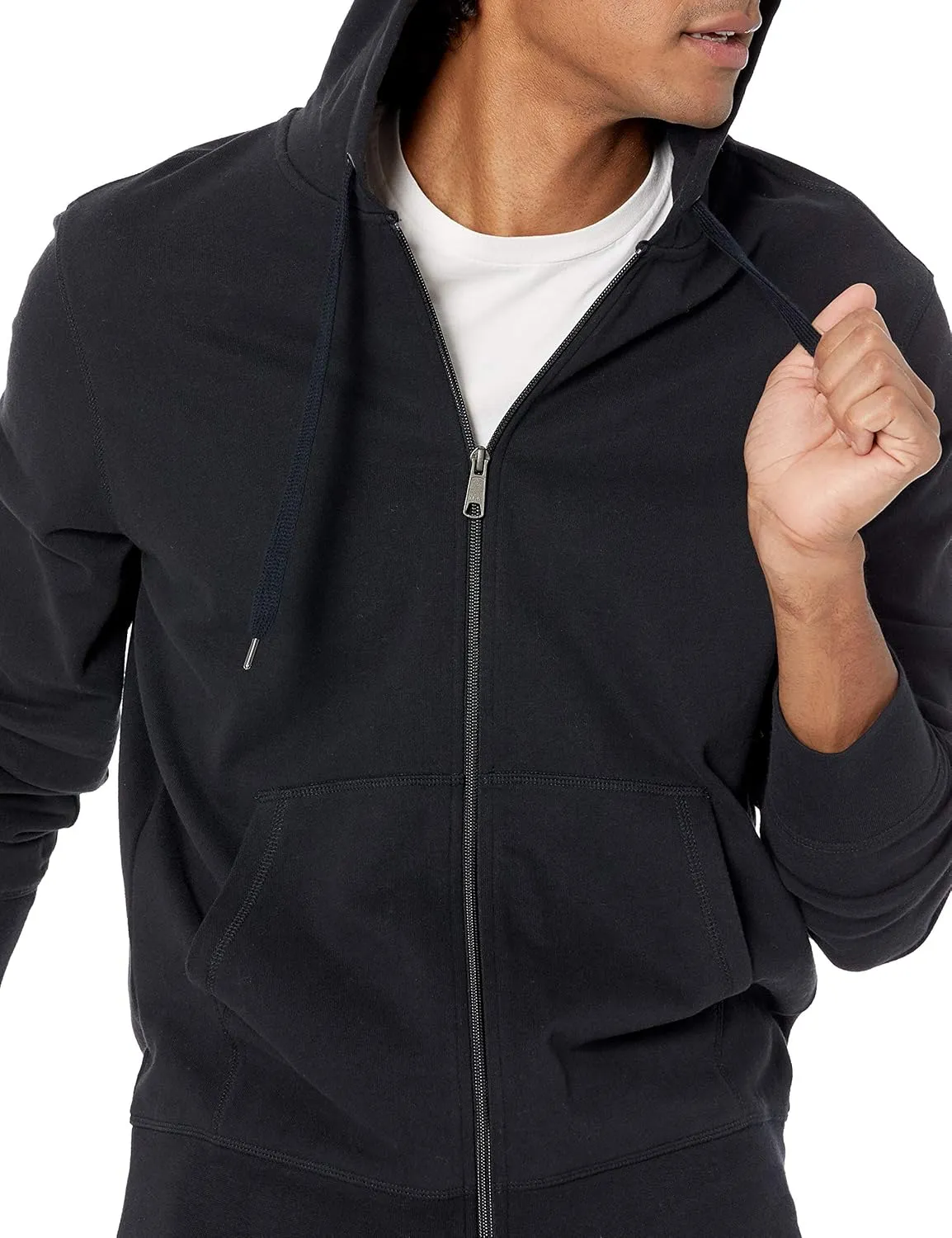 Amazon Essentials Men's Lightweight French Terry Full-Zip Hoodie