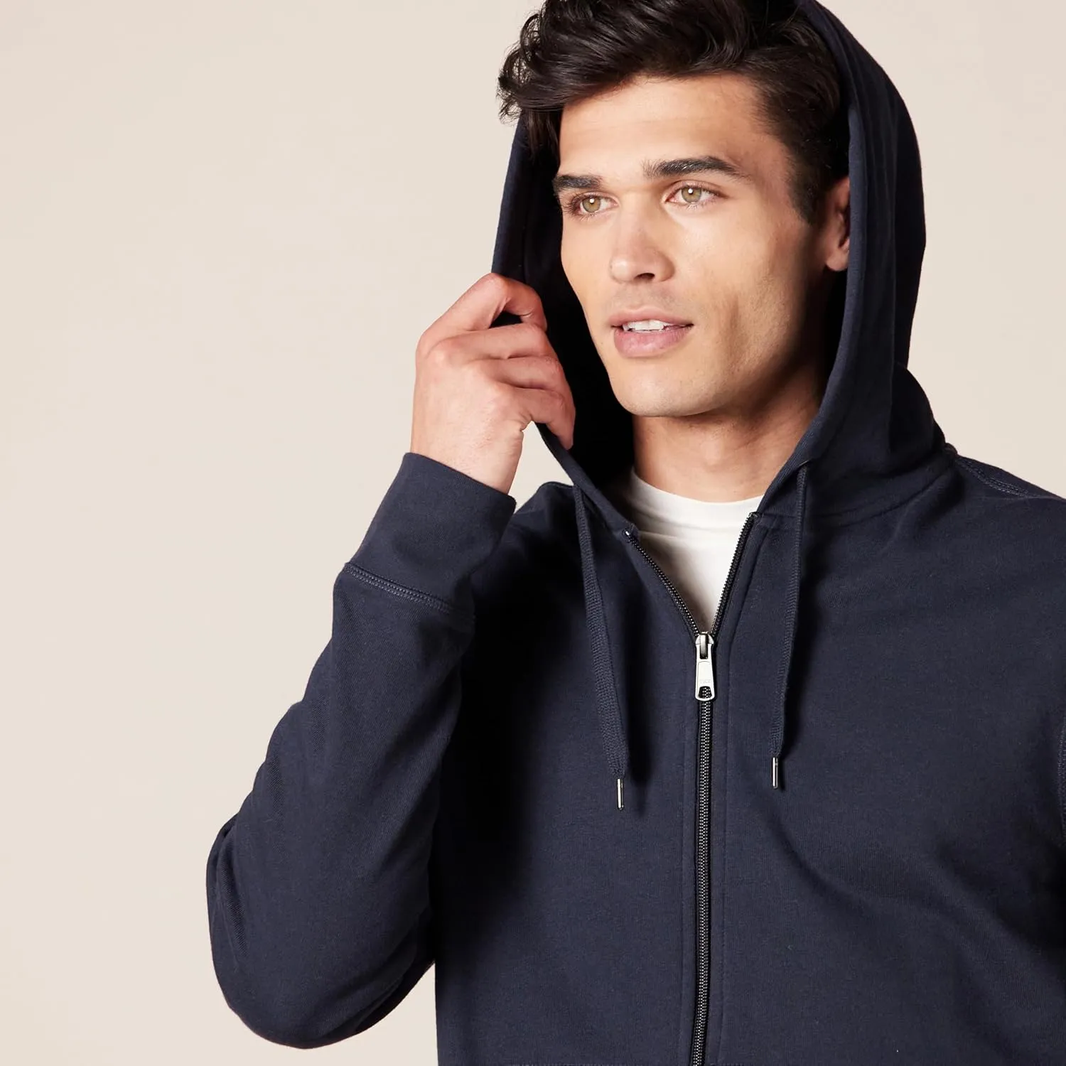 Amazon Essentials Men's Lightweight French Terry Full-Zip Hoodie