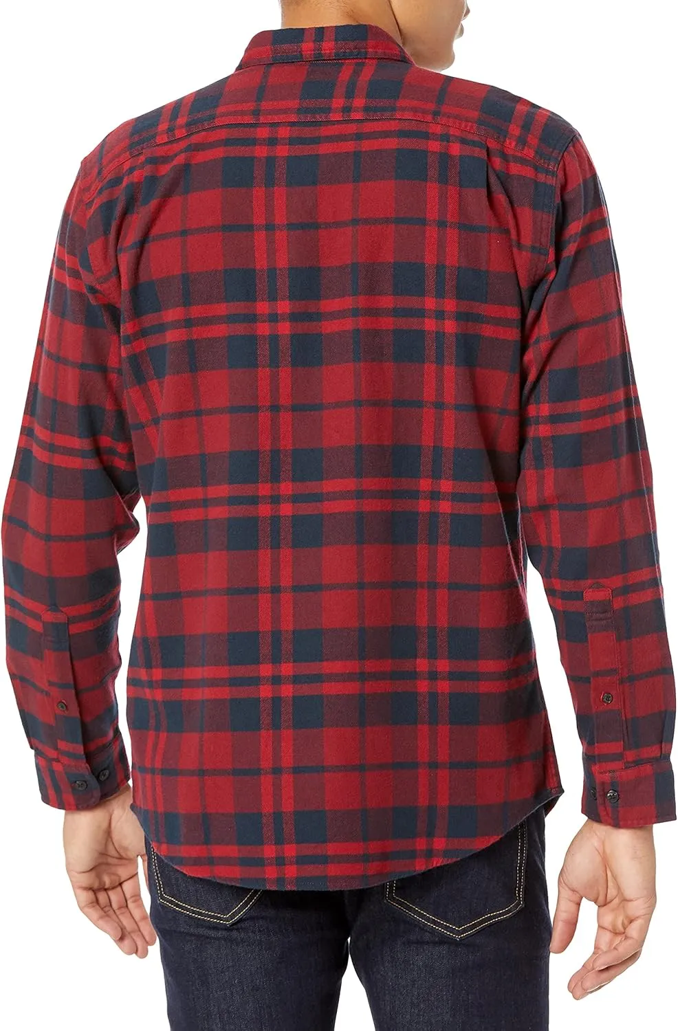 Amazon Essentials Men's Long-Sleeve Flannel Shirt (Available in Big & Tall)