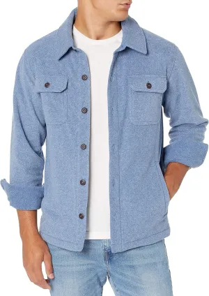 Amazon Essentials Men's Long-Sleeve Polar Fleece Shirt Jacket
