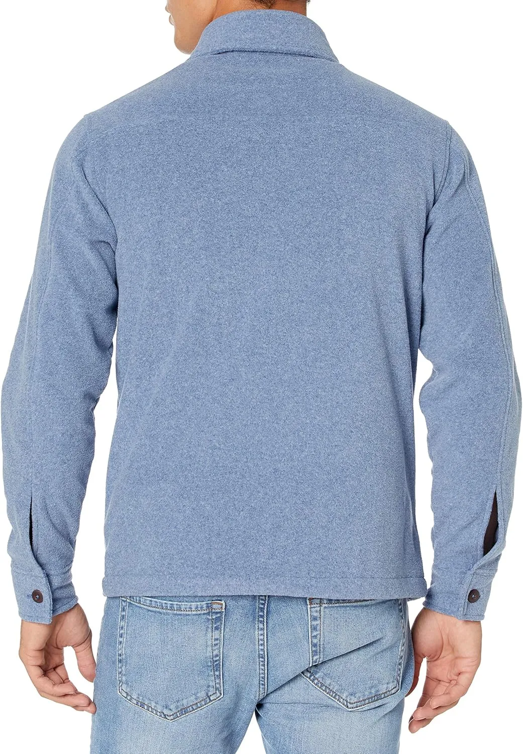 Amazon Essentials Men's Long-Sleeve Polar Fleece Shirt Jacket