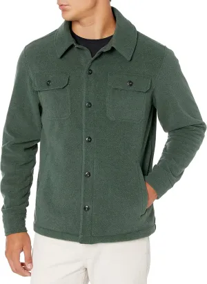 Amazon Essentials Men's Long-Sleeve Polar Fleece Shirt Jacket
