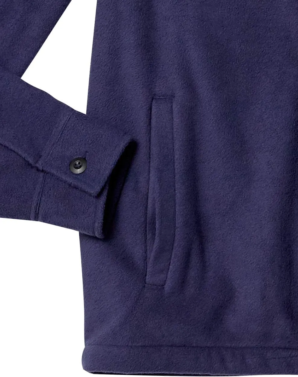 Amazon Essentials Men's Long-Sleeve Polar Fleece Shirt Jacket