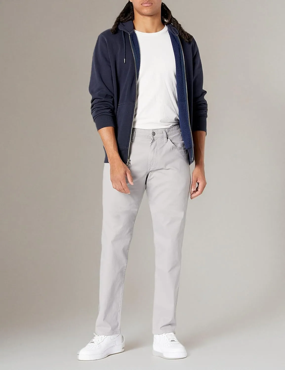 Amazon Essentials Men's Straight Fit 5-Pocket Stretch Twill Pants