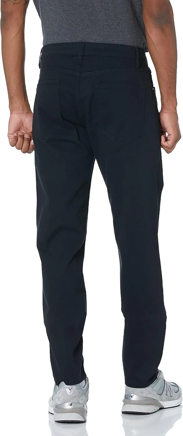 Amazon Essentials Men's Straight Fit 5-Pocket Stretch Twill Pants