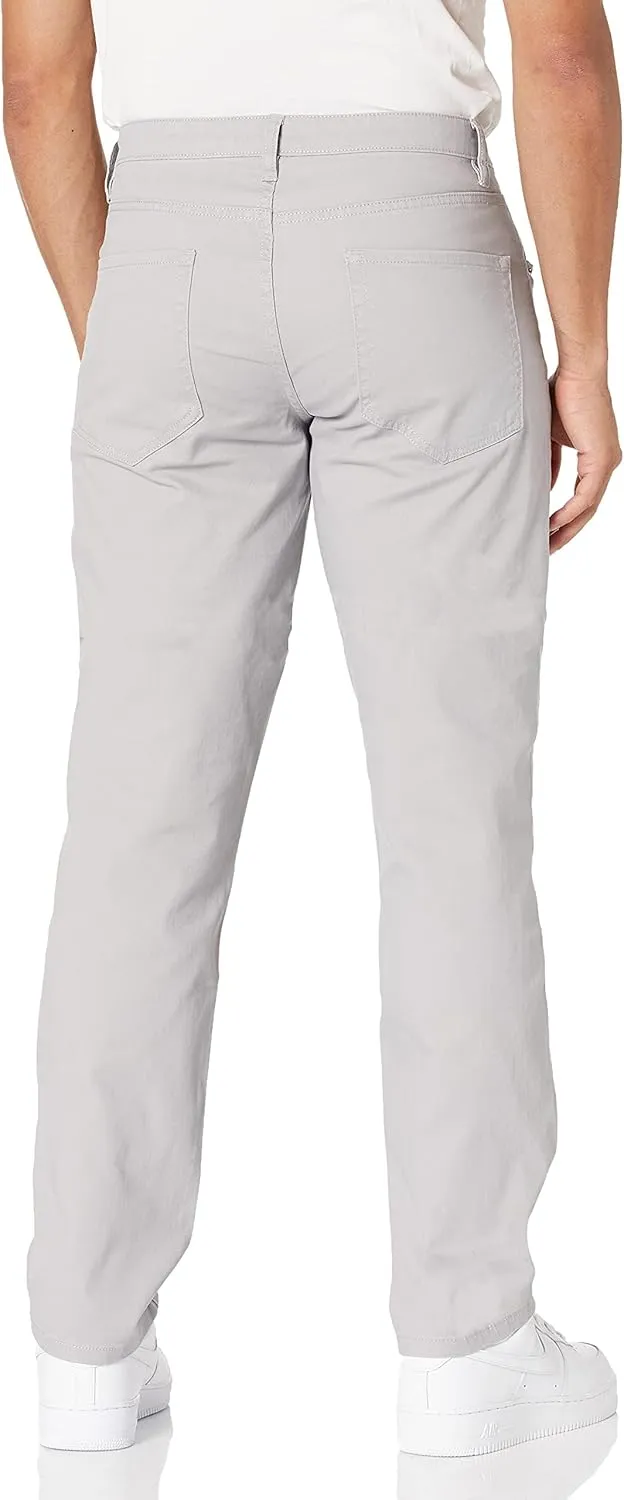 Amazon Essentials Men's Straight Fit 5-Pocket Stretch Twill Pants