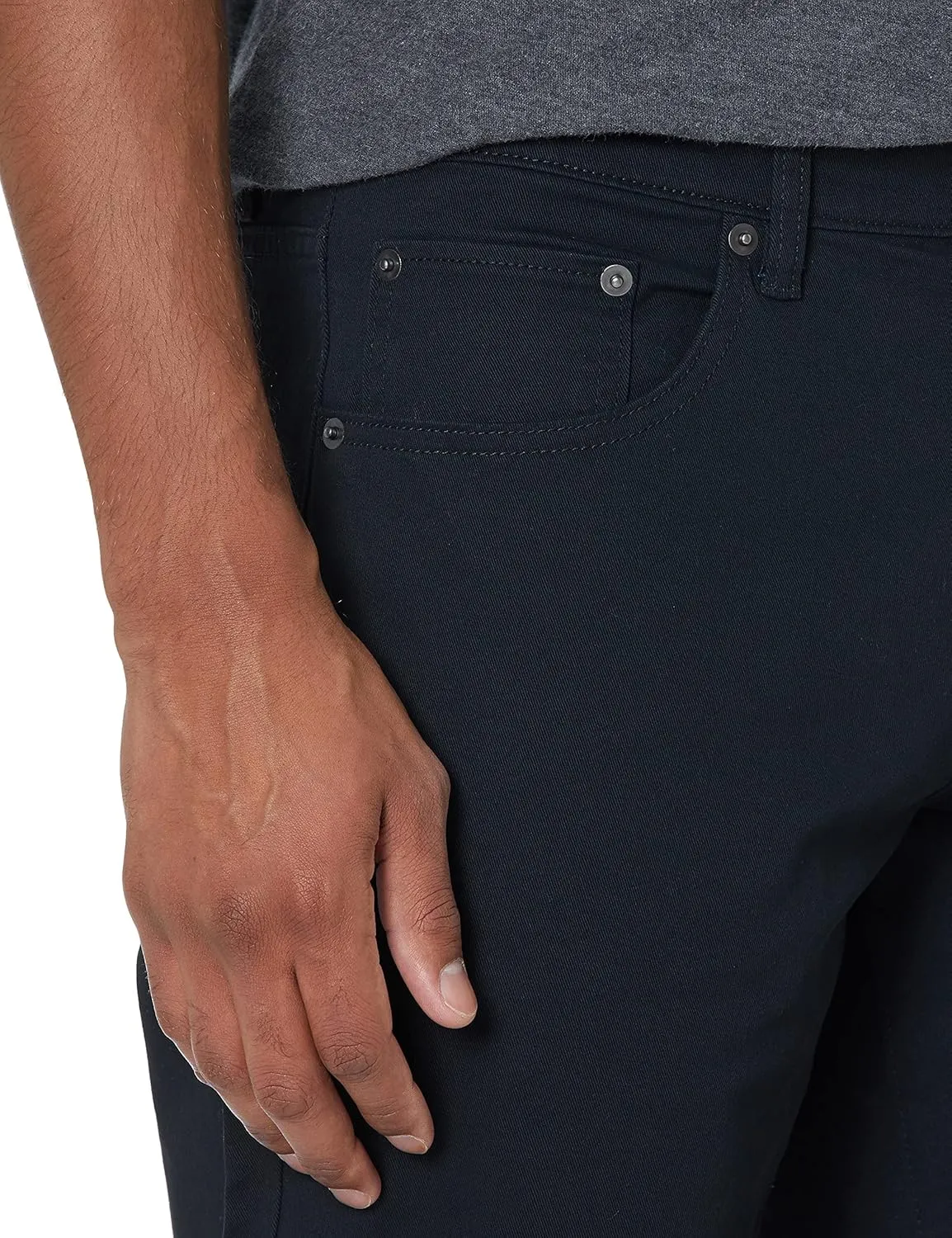 Amazon Essentials Men's Straight Fit 5-Pocket Stretch Twill Pants