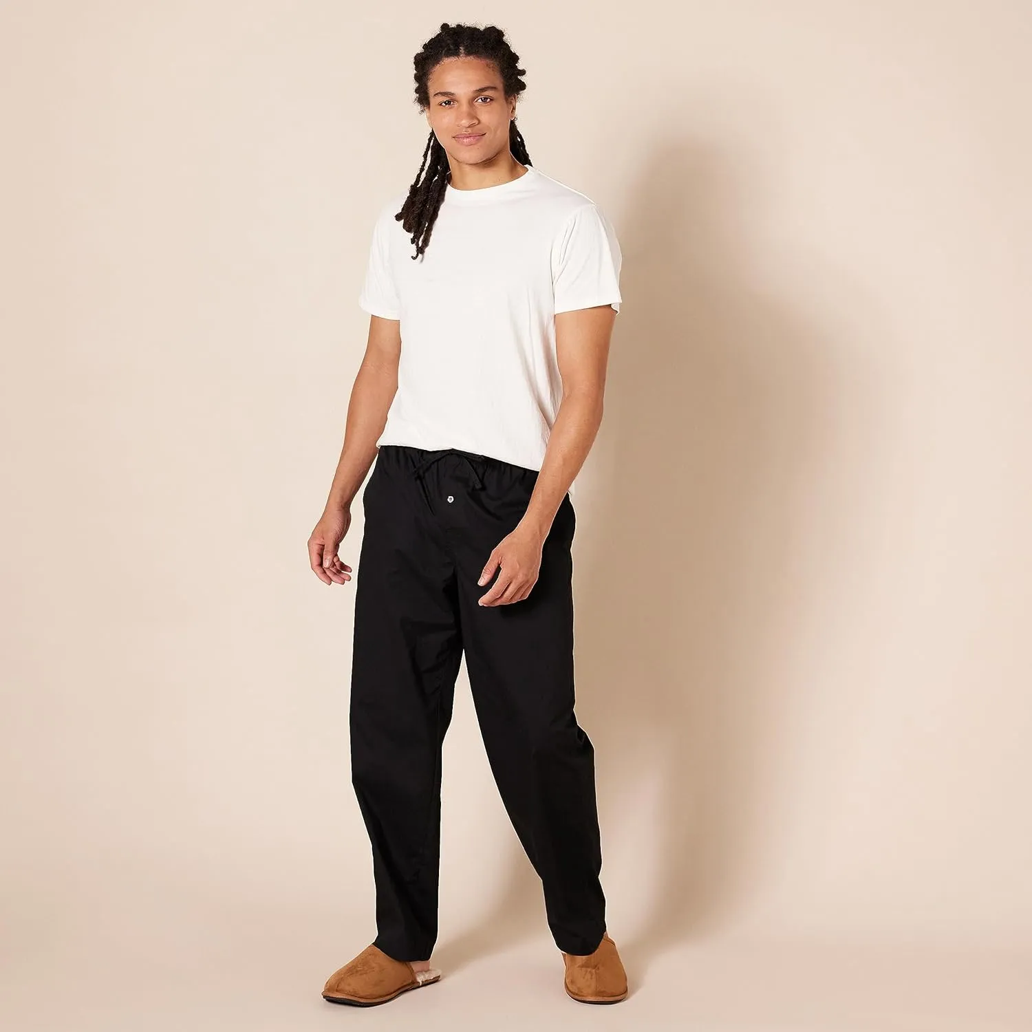 Amazon Essentials Men's Straight-Fit Woven Pajama Pant