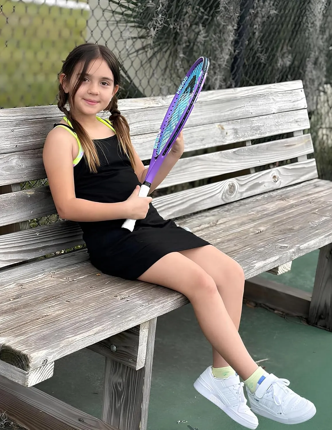 Arshiner Girls Dress with Shorts Casual Summer Spaghetti Straps One Piece Romper Dresses with Pockets for Kid 5-15 Y
