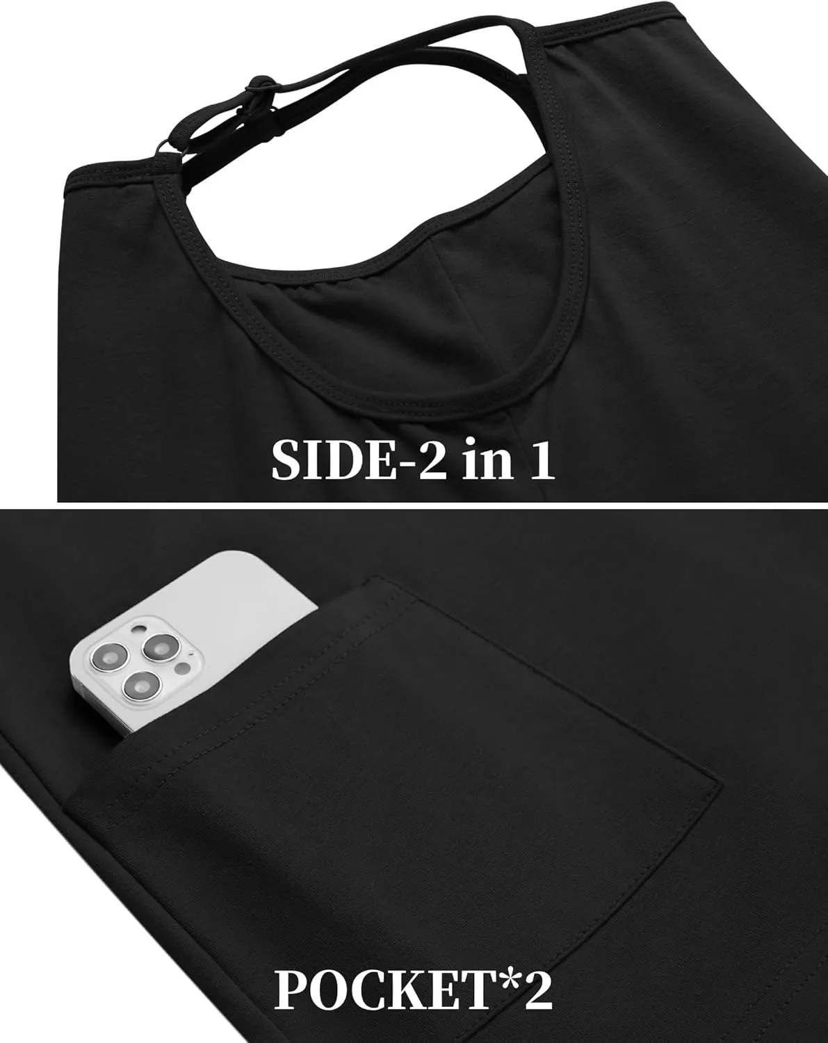 Arshiner Girls Dress with Shorts Casual Summer Spaghetti Straps One Piece Romper Dresses with Pockets for Kid 5-15 Y