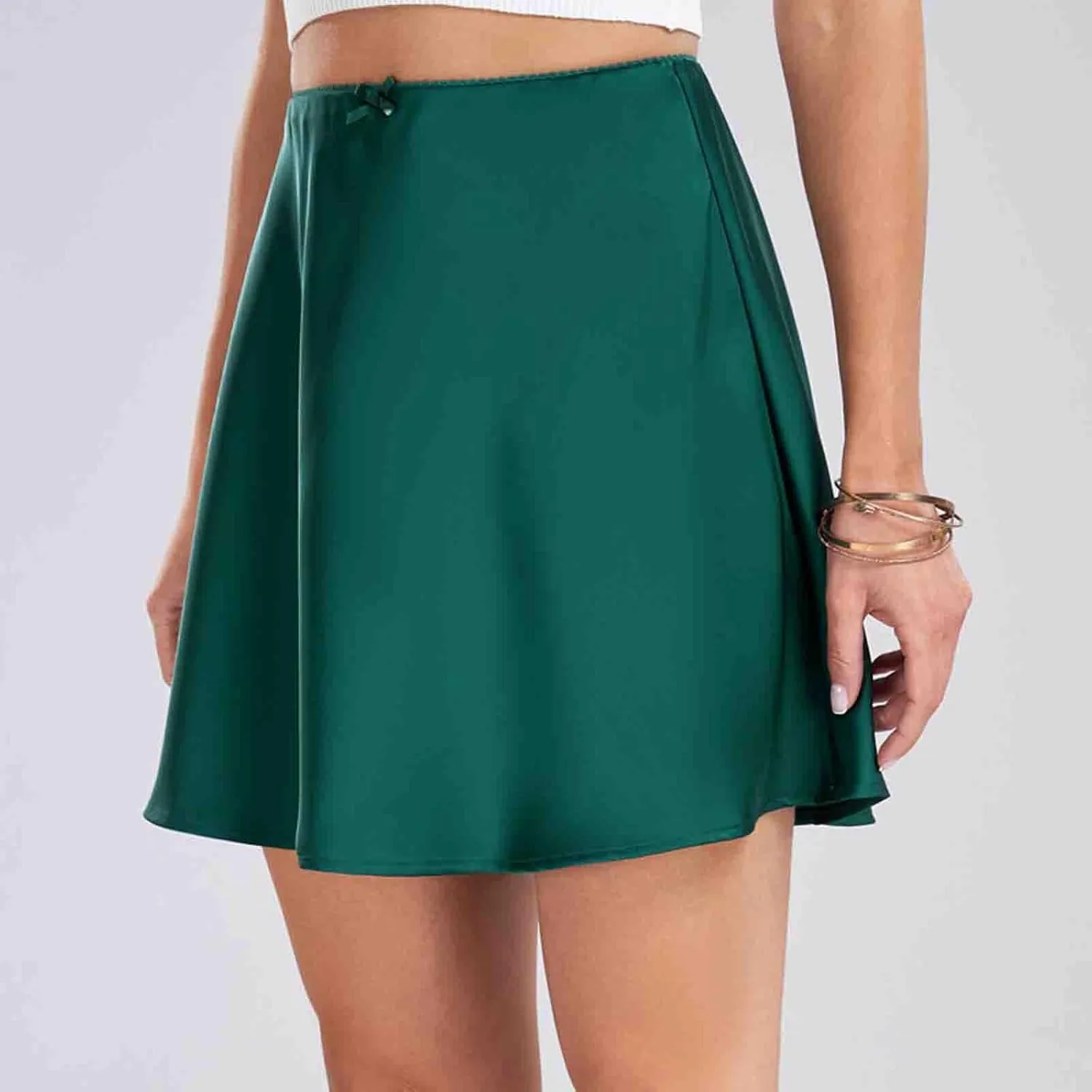 Athletic Skorts for Women High Waisted Comfy Loose Tennis Skirts Stretchy Golf Tennis Mini Skirts Stain Skirt