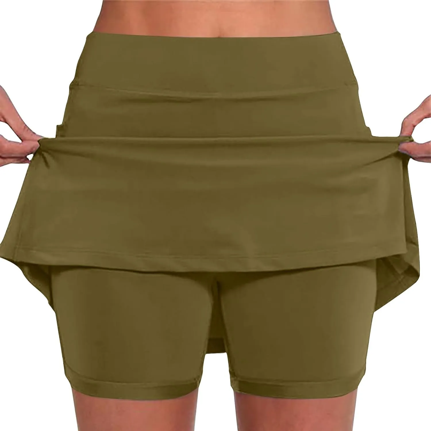 Athletic Skorts for Women Summer Skorts Casual Tennis Skirt Golf Skirts Plus Size Skort Running Shorts with Pocket