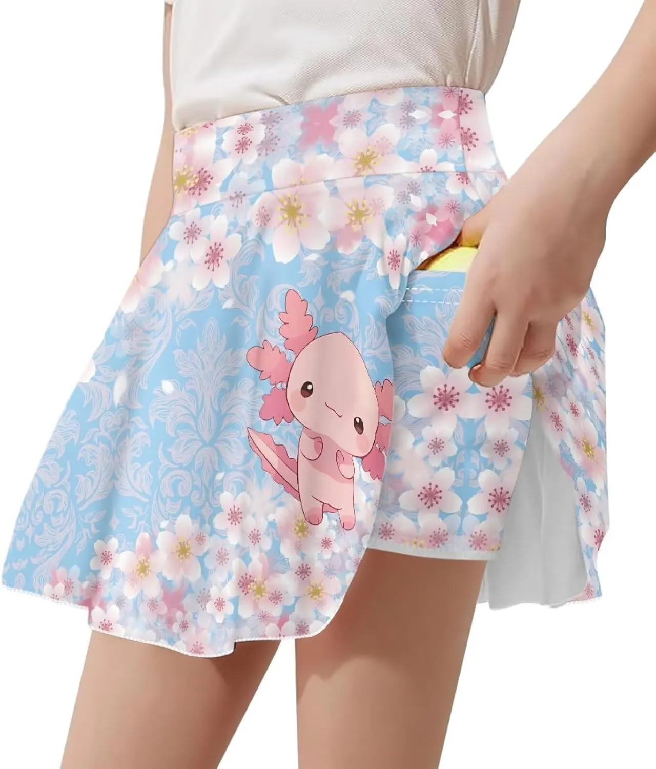 Athletic Skorts with Pocket for Girls 5-14 Years Sports Skirt Summer Casual Wear Tennis Gym