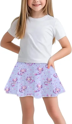 Athletic Skorts with Pocket for Girls 5-14 Years Sports Skirt Summer Casual Wear Tennis Gym