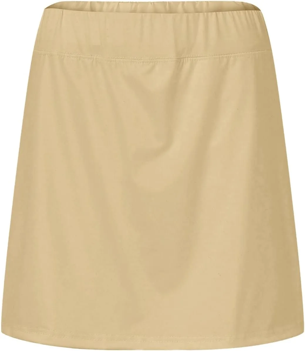Athletic Tennis Skorts for Womens Elastic High Waisted Workout Running Sports Golf Skirts 2025 Trendy Shorts
