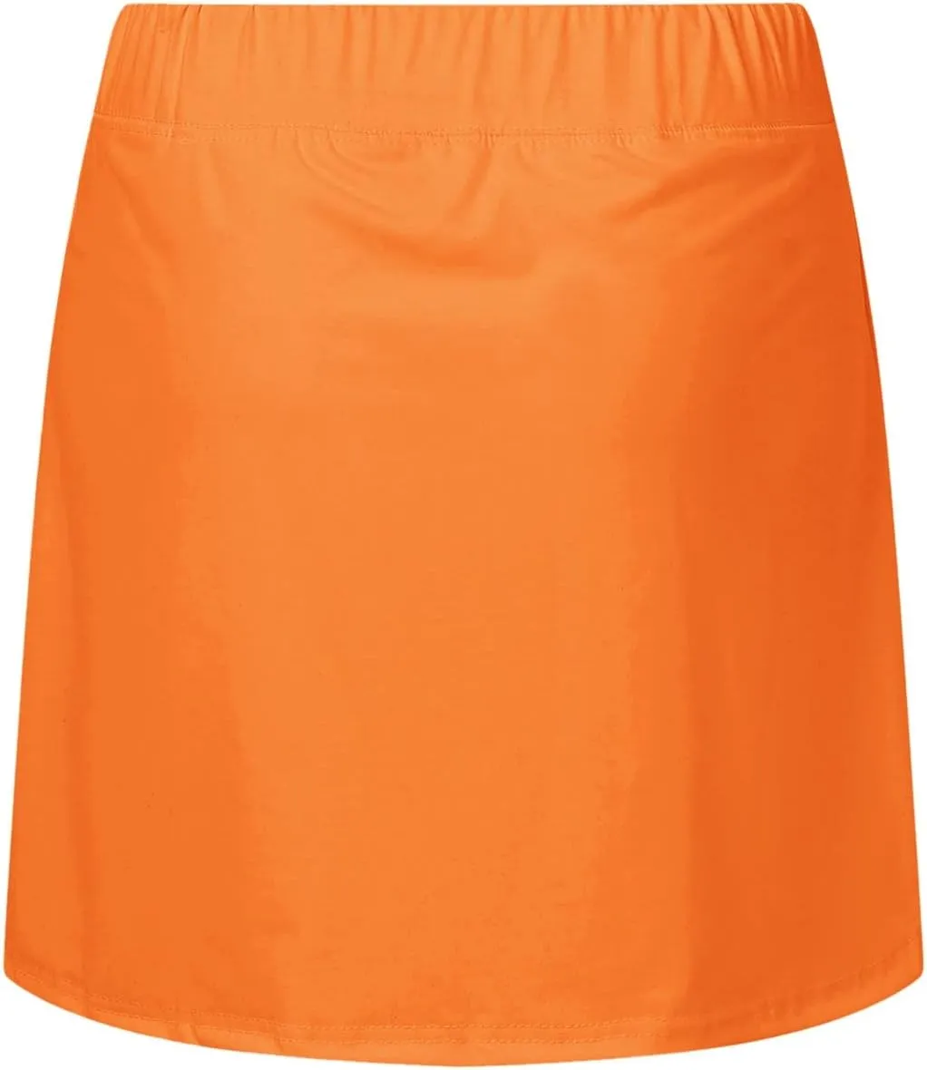 Athletic Tennis Skorts for Womens Elastic High Waisted Workout Running Sports Golf Skirts 2025 Trendy Shorts