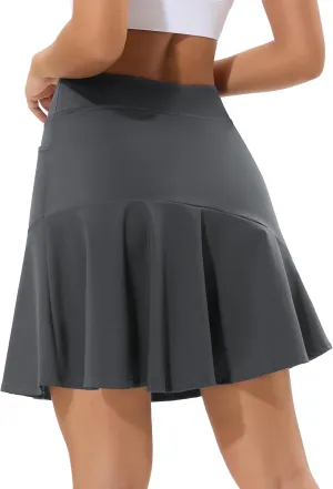 ATTRACO Golf Skorts Skirts for Women with Shorts Pockets Tennis Skirt High Waisted Athletic Skorts