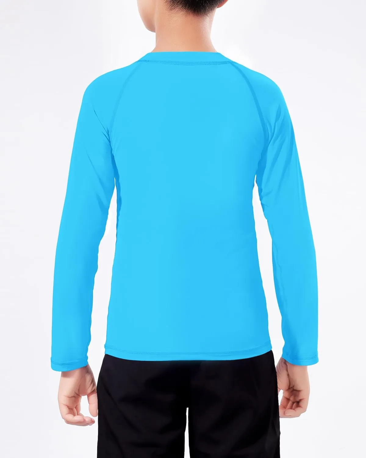 Auranso Boys Rash Guard Swim Shirt UPF 50  Long Sleeve Sun Protection Quick Dry Shirt