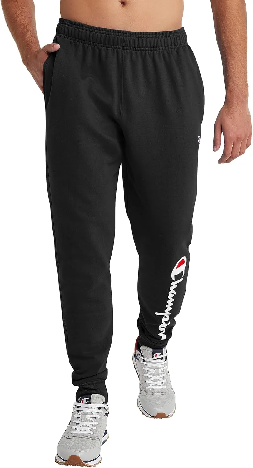 Champion Men's Powerblend, Fleece Jogger Sweatpants (Regular and Big & Tall)