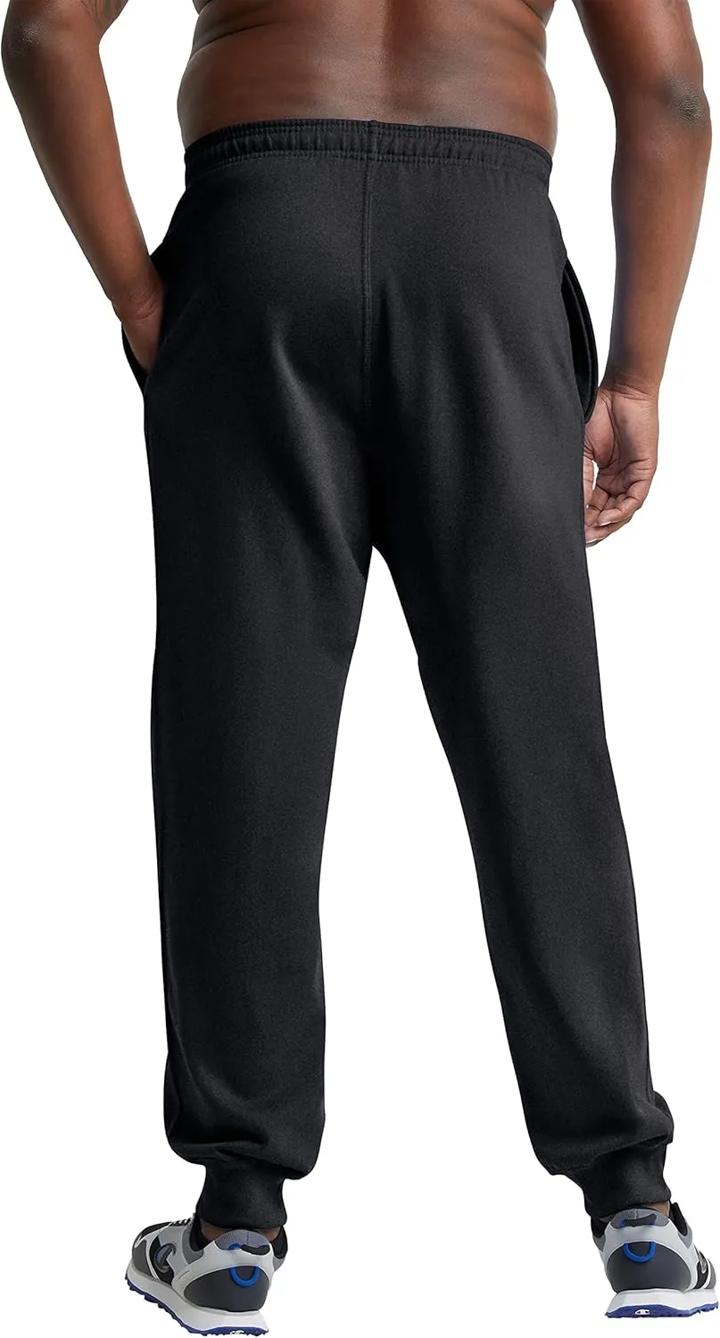 Champion Men's Powerblend, Fleece Jogger Sweatpants (Regular and Big & Tall)