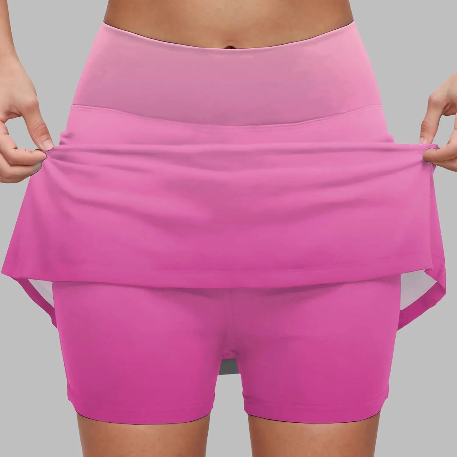cooki Golf Skorts for Woman High Waisted Floral Print Lightweight Mini Skirts for Running Gym Shorts Women's Tennis Skirts