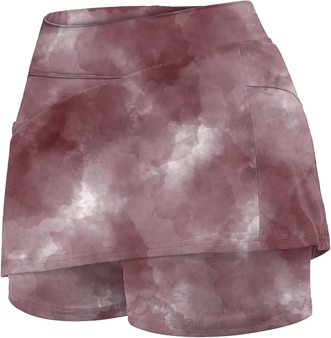 cooki Women's Mini Tennis Skirt 2025 Athletic Cute High Waisted Tie Dye Golf Skorts Summer Casual Lightweight Workout Shorts