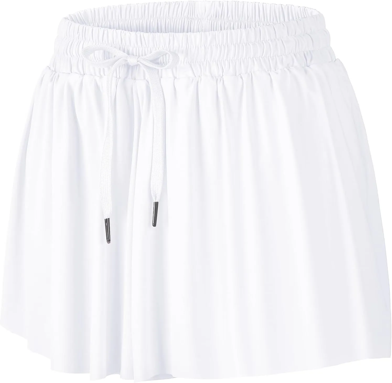 EXARUS 3 Pack Womens Butterfly Shorts Flowy Athletic 2 in 1 Running Workout Tennis Skirt Skorts Gym Preppy