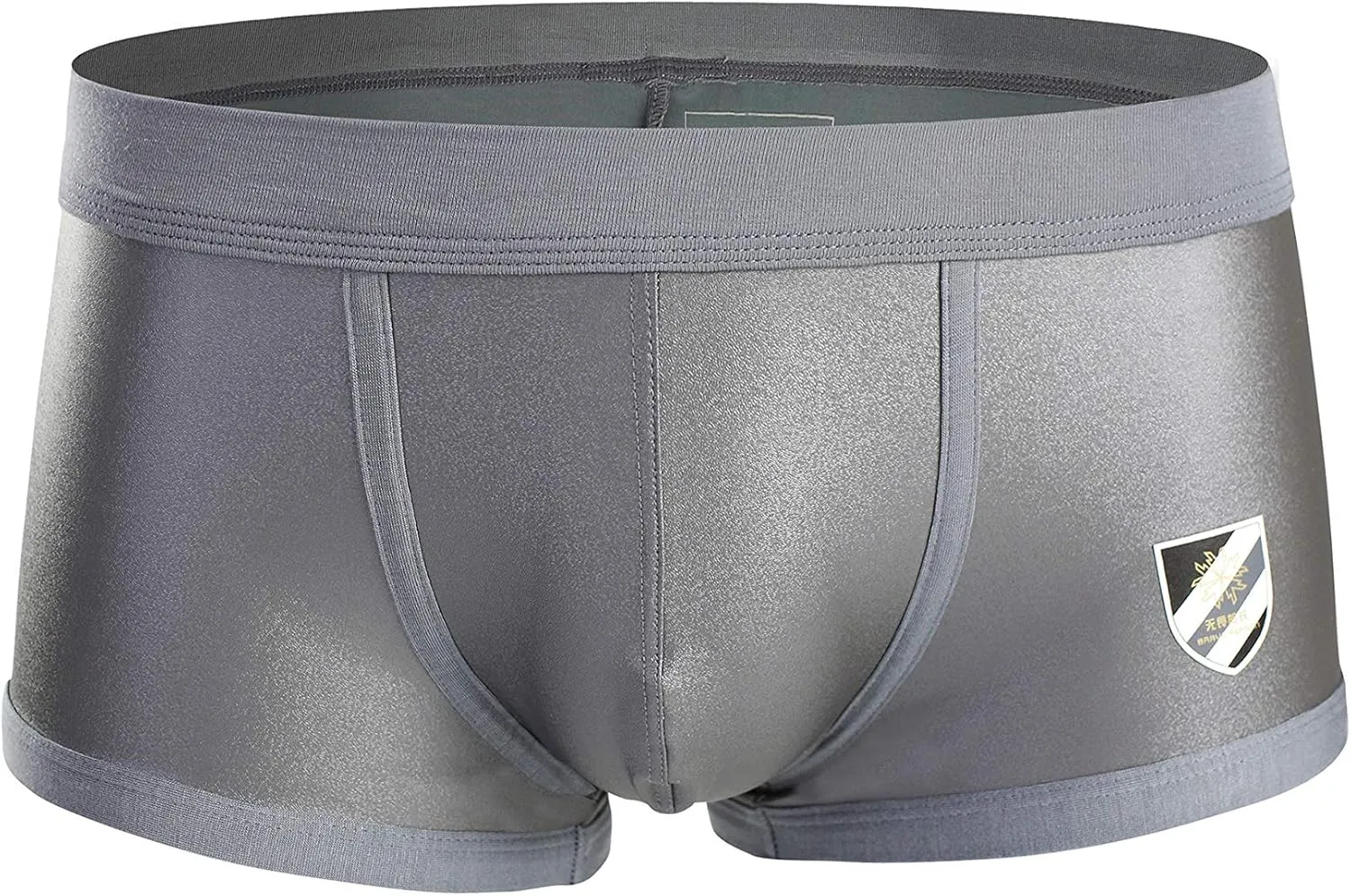 Fashion imitation leather men's underwear boxer shorts fitness pants, swimwear B1167