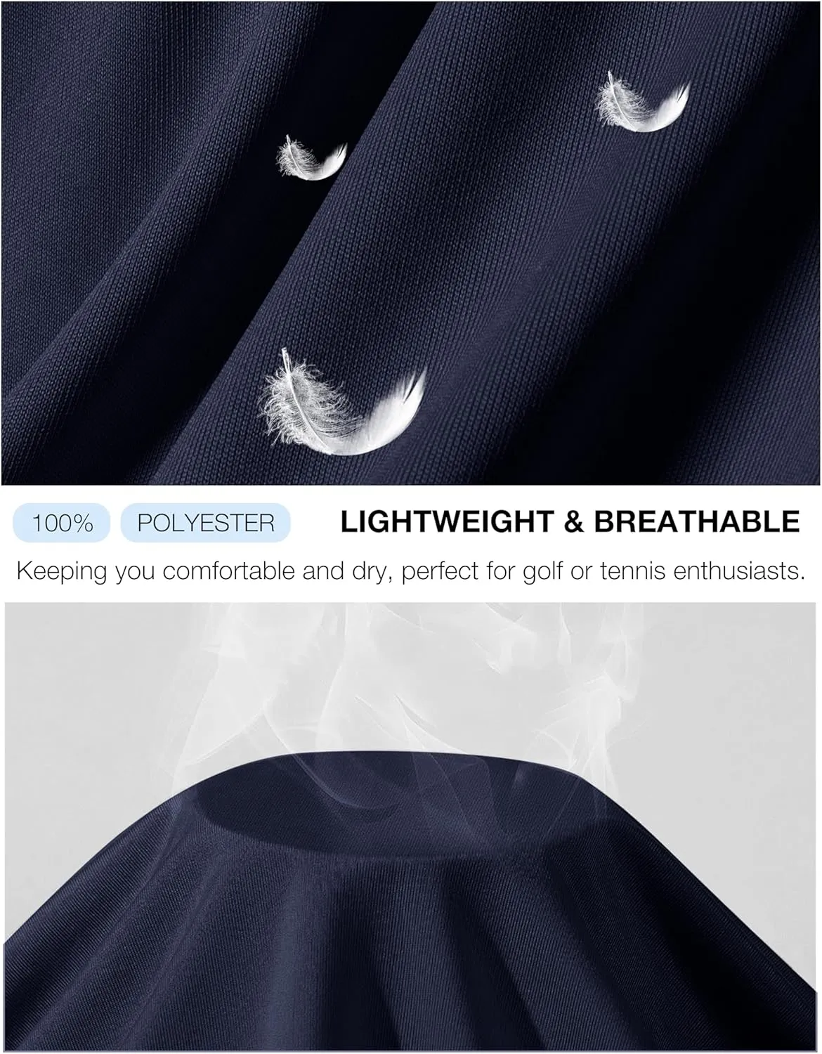 G Gradual Women's Golf Shirt Sleeveless Lightweight V Neck Tennis Polo Shirts with Collar Quick Dry Athletic Tops for Women