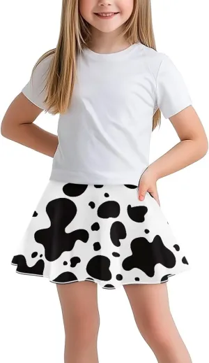 Girls' 2-in-1 Athletic Skirts for Tennis Running Dance Golf with Inner Shorts Pockets