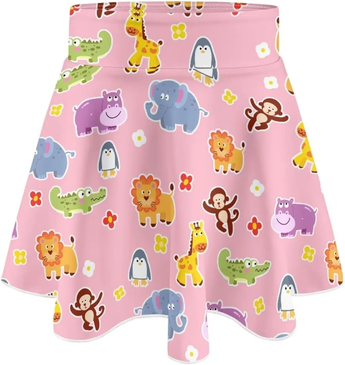 Girls' 2-in-1 Athletic Skirts for Tennis Running Dance Golf with Inner Shorts Pockets