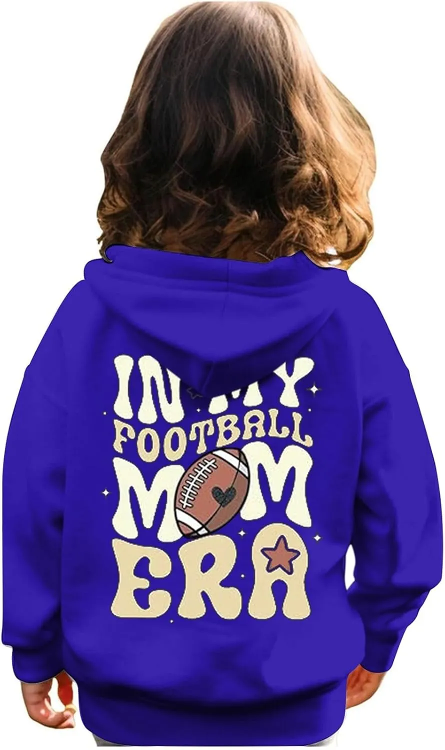 Girls Heart Graphic Print Girls Casual Long Sleeve Hoodies Cute Oversized Fleece Thermal Sweatshirt Tops With Pockets