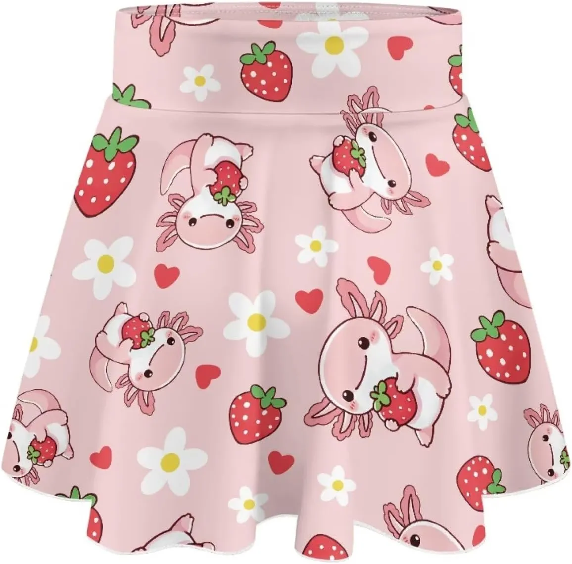 Girls Pleated Skirt with Shorts for Yoga Golf Running Dancing Tennis Elastic Waist with Pockets
