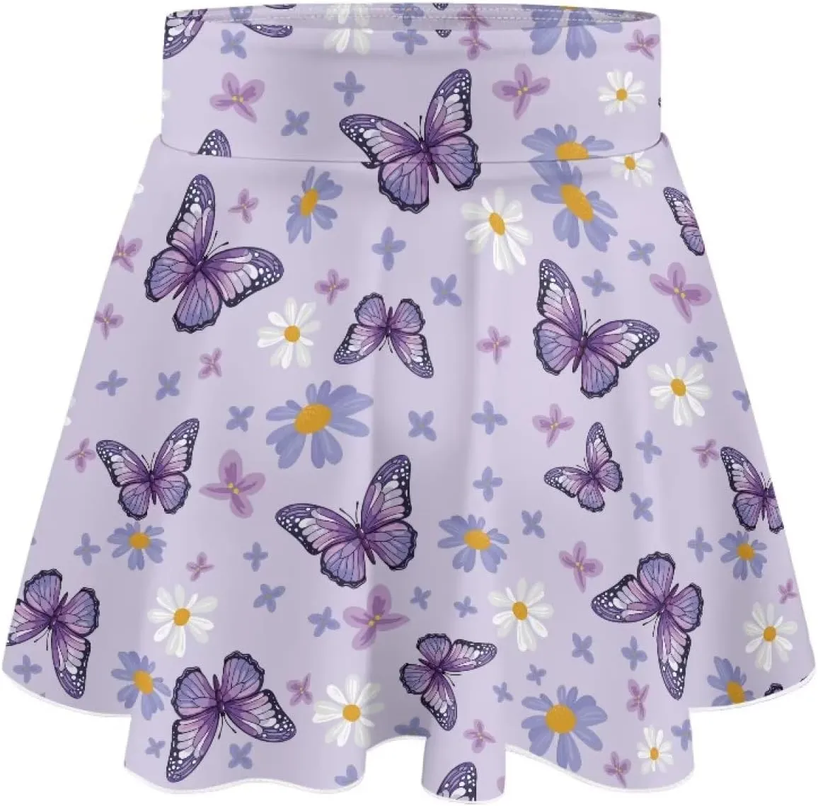 Girls Pleated Skirt with Shorts for Yoga Golf Running Dancing Tennis Elastic Waist with Pockets