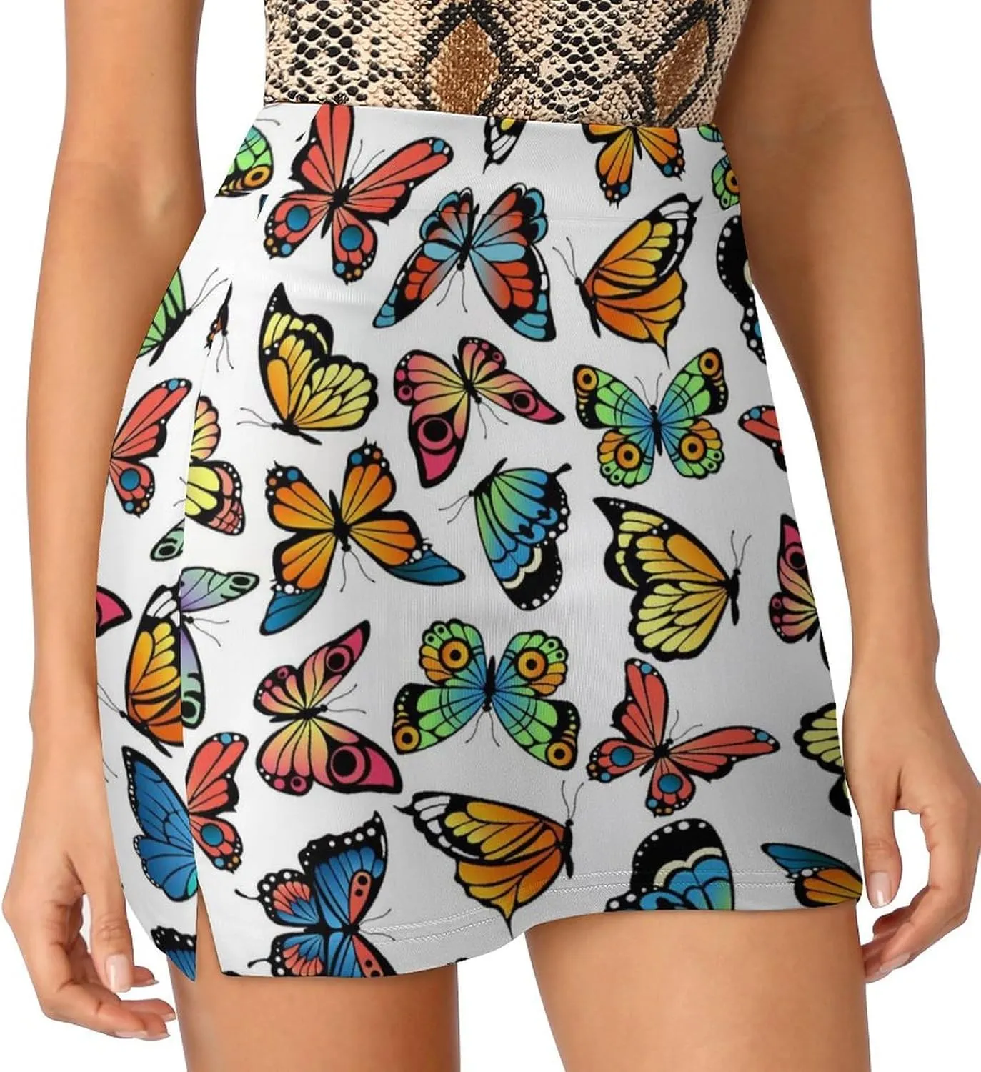 Golf Skirts for Women with Pockets Inner Shorts, High Waisted Athletic Tennis Skorts for Running Workout Sports