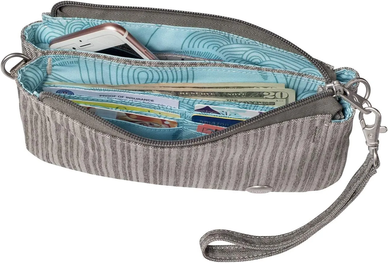 HAIKU Women's Small Stride Crossbody RFID Blocking Wristlet Wallet