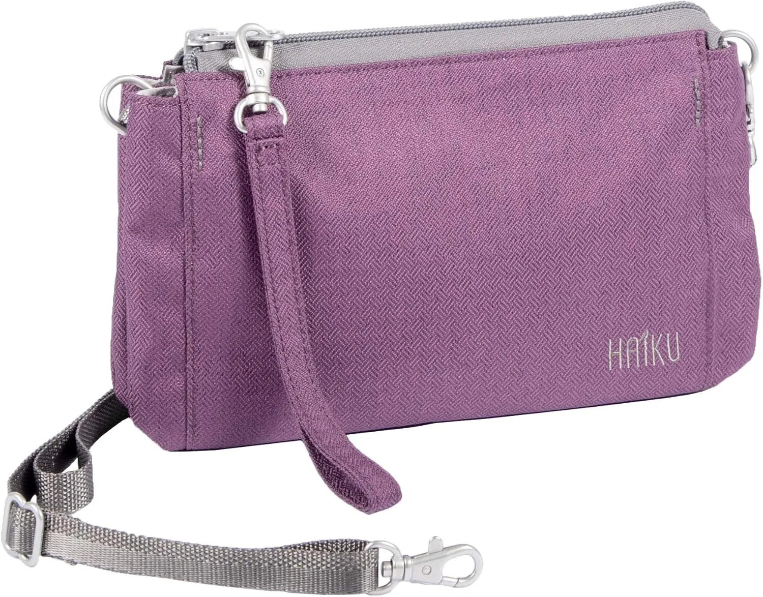 HAIKU Women's Small Stride Crossbody RFID Blocking Wristlet Wallet
