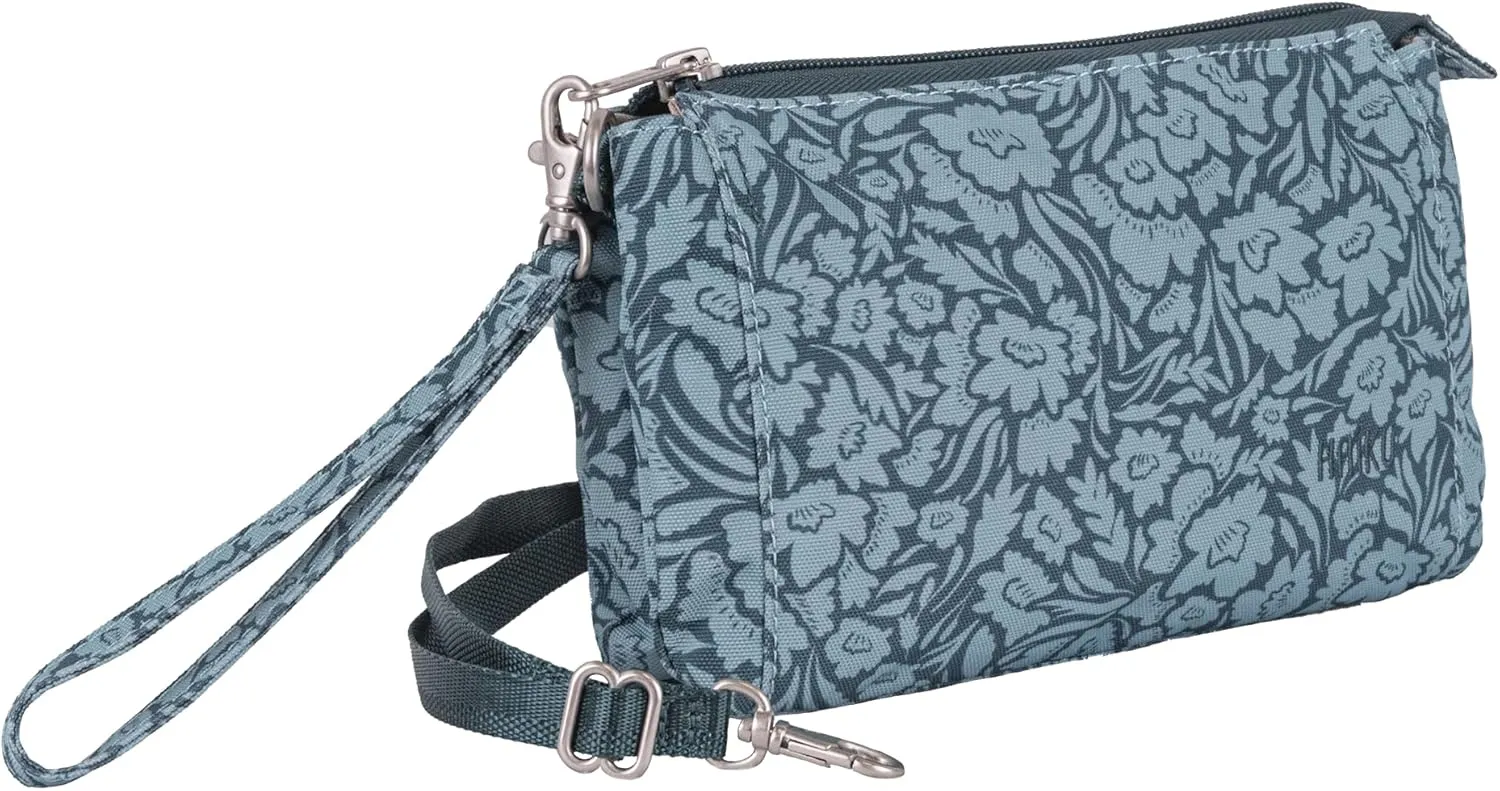HAIKU Women's Small Stride Crossbody RFID Blocking Wristlet Wallet