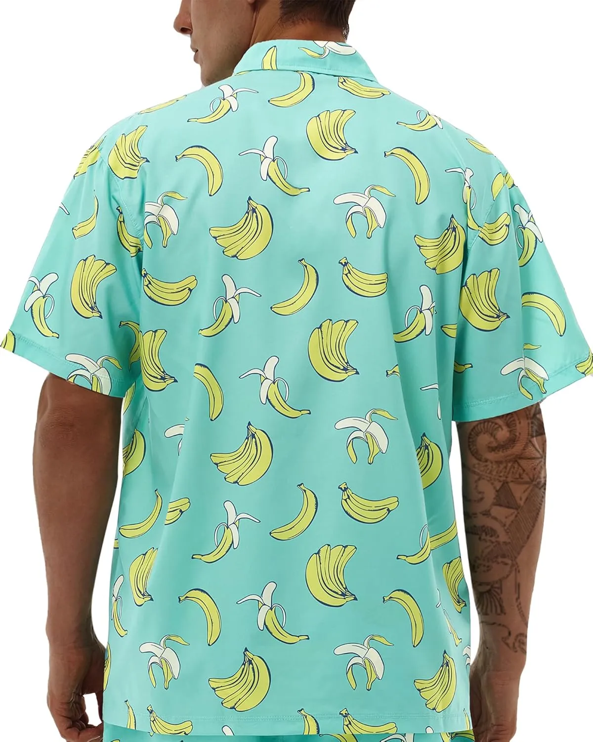 Hawaiian Shirts for Men Short Sleeve Casual Button Down Shirt Summer Beach Aloha Shirt Holiday Party Tropical Print