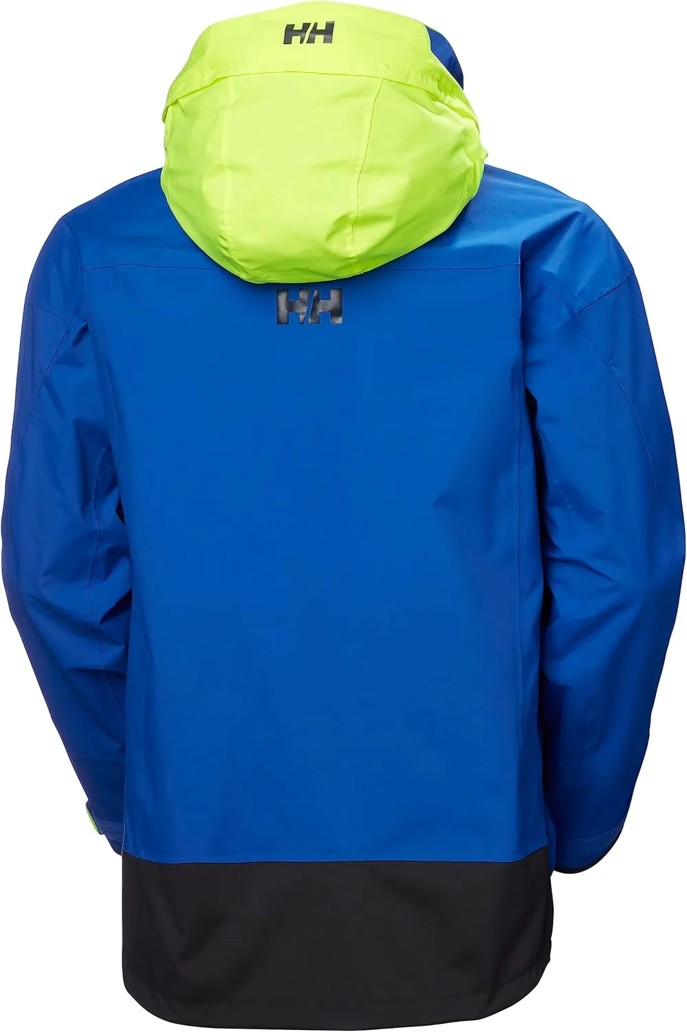 Helly-Hansen Pier 3.0 Coastal Sailing Jacket for Men - Waterproof, Windproof, and Breathable, with Packable Neon Yellow Hood