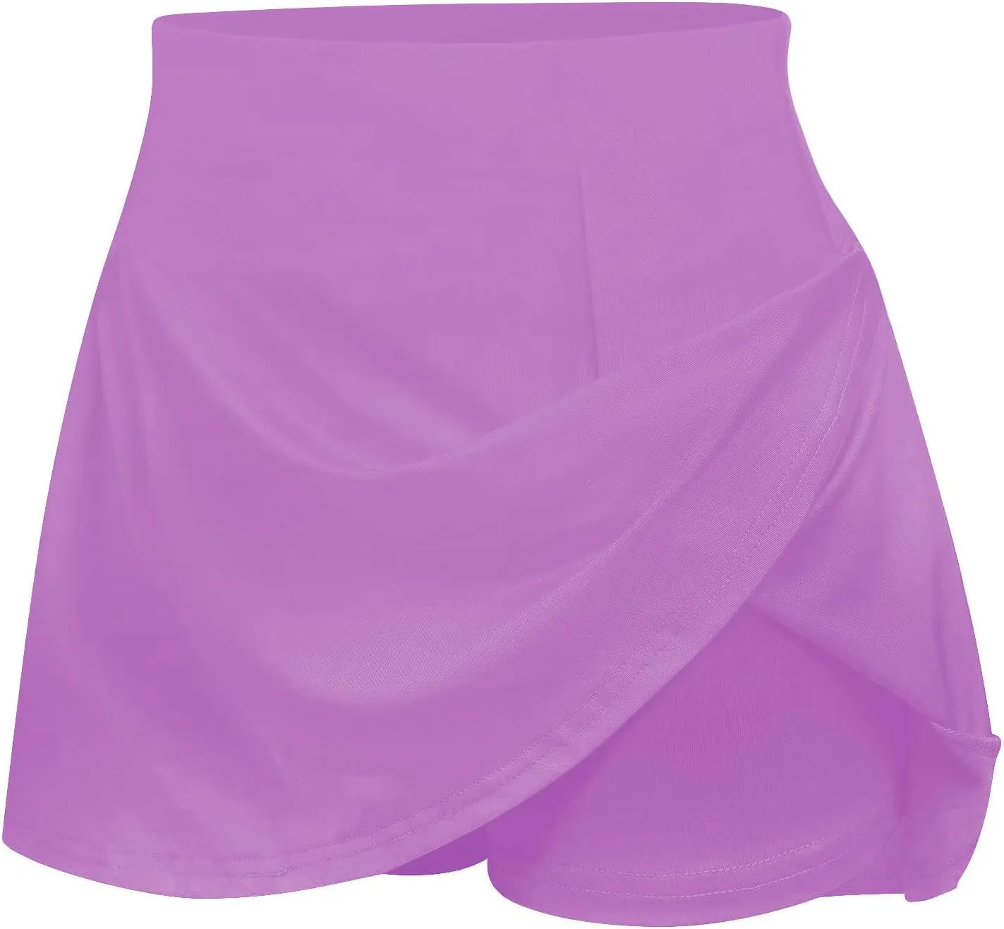 HGps8w Flowy Tennis Skirt for Women with Built-in Shorts Stretchy High Waisted Athletic Golf Skorts Skirts for Running Casual