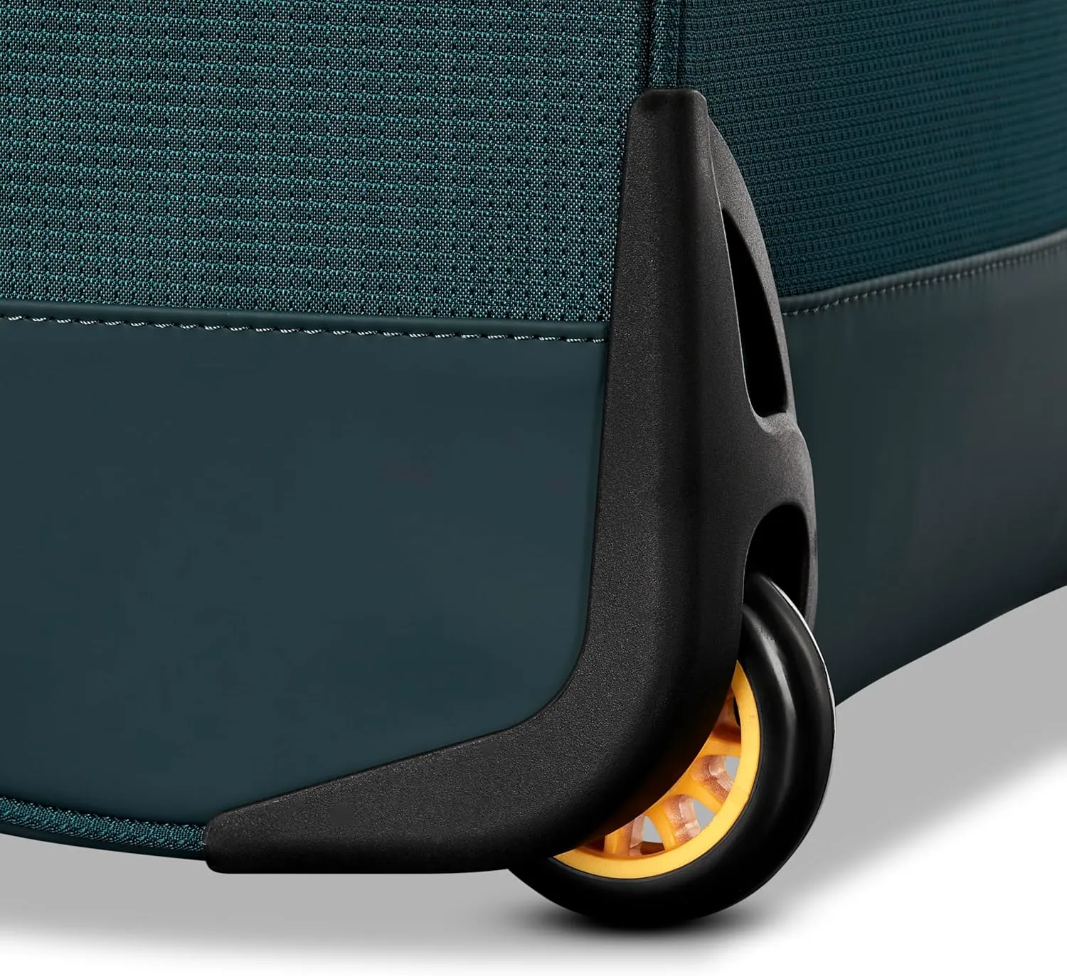 High Sierra Hi-Life 22-Inch Carry-On Wheeled Duffle - Features Smooth Rolling Wheels, WetPak Pockets, Stack-It Strap, Adjustable Handle, Fleece Pocket, Padded Laptop Sleeve, Expandable - Green/Yellow