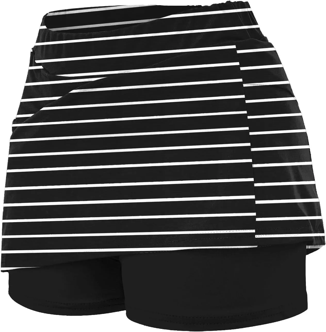 High Waisted Golf Skirts for Woman Casual Workout Tennis Mini Skirt Side Pockets Solid Summer Athletic Running Shorts Skorts